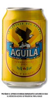 Cerveza Aguila en lata